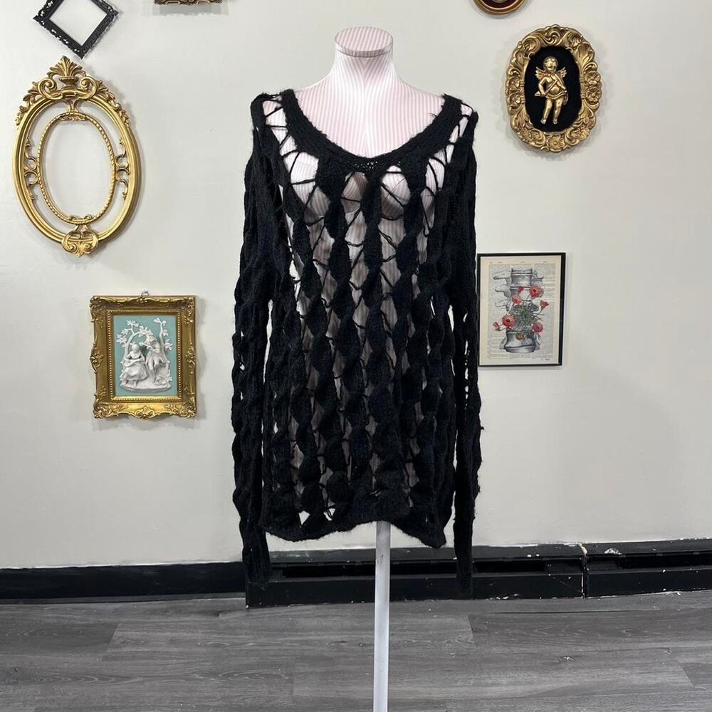 Vintage y2k cusco knitwear black